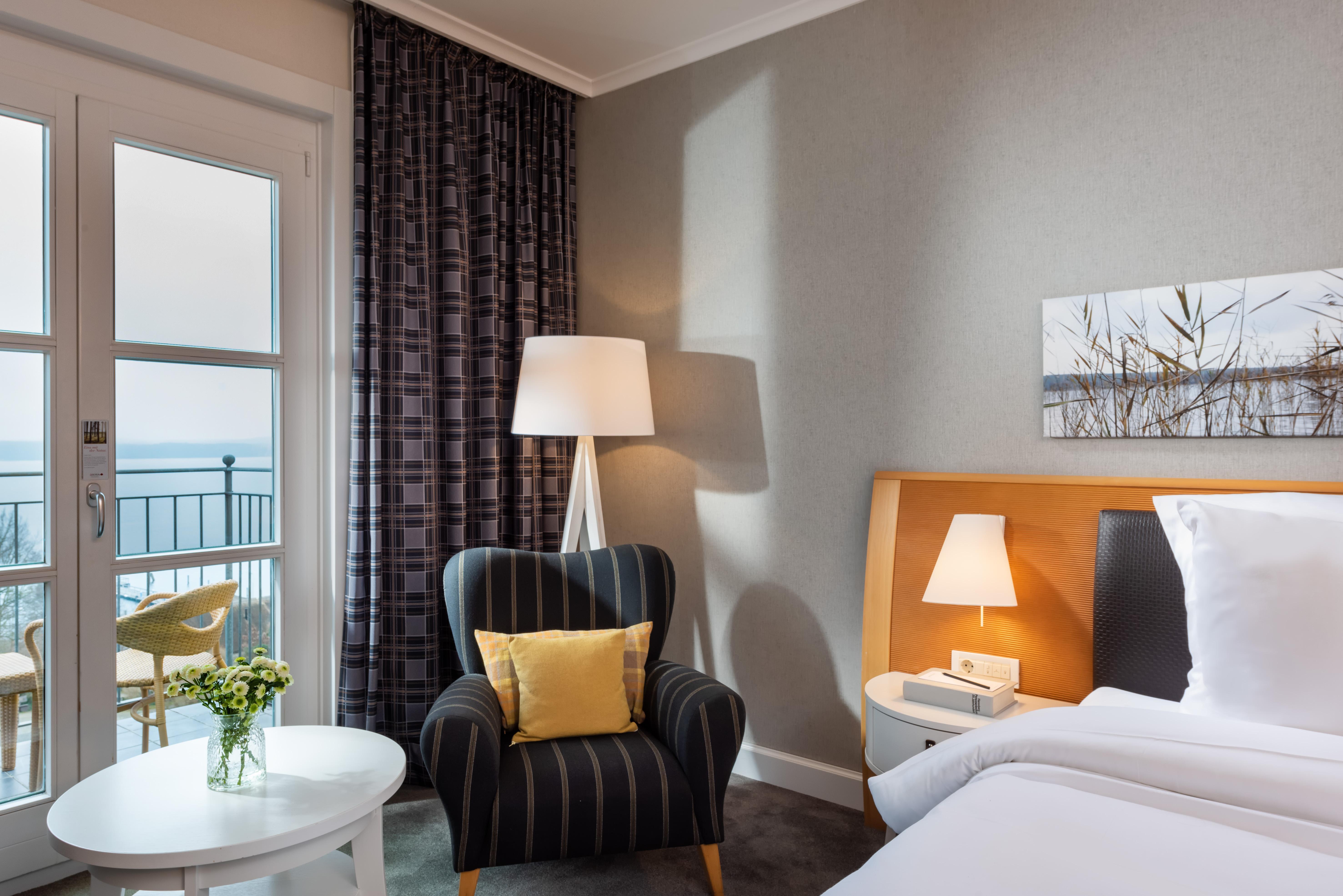 Precise Resort Bad Saarow Exteriör bild A room at the hotel